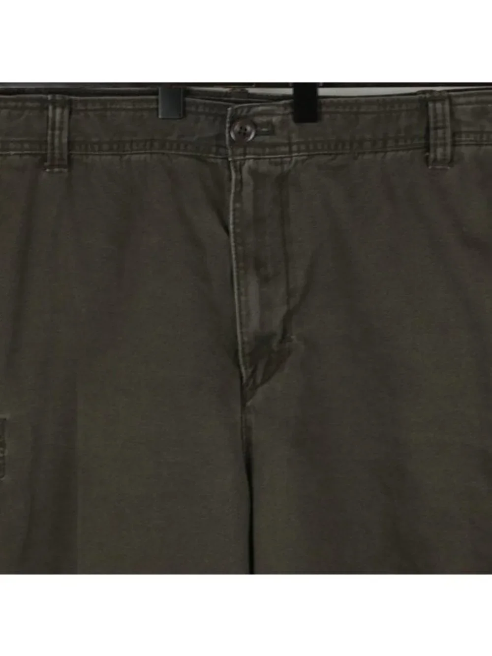 Izod Men's Size 42 Brown Woven Cotton Twill Breathable Casual Cargo Shorts